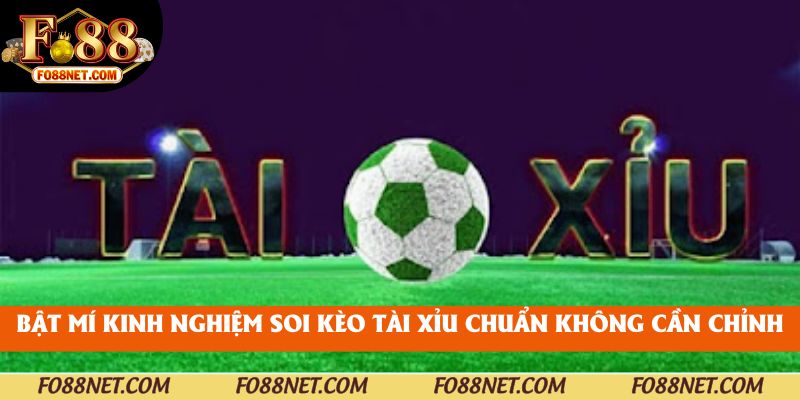 Bật mí kinh nghiệm soi kèo tài xỉu chuẩn không cần chỉnh